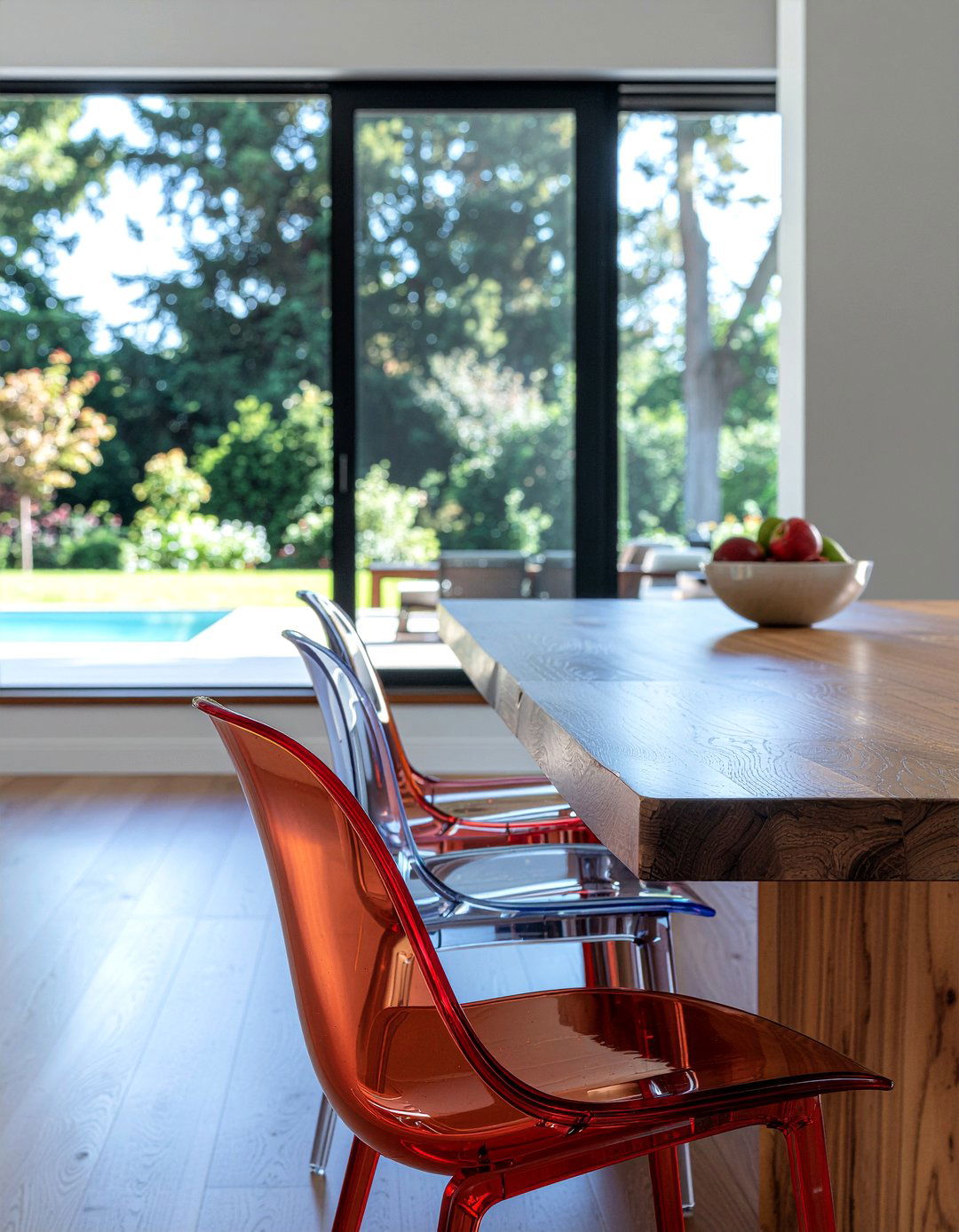 Wide Acrylic Chair - 30 acrylic dining chair ideas