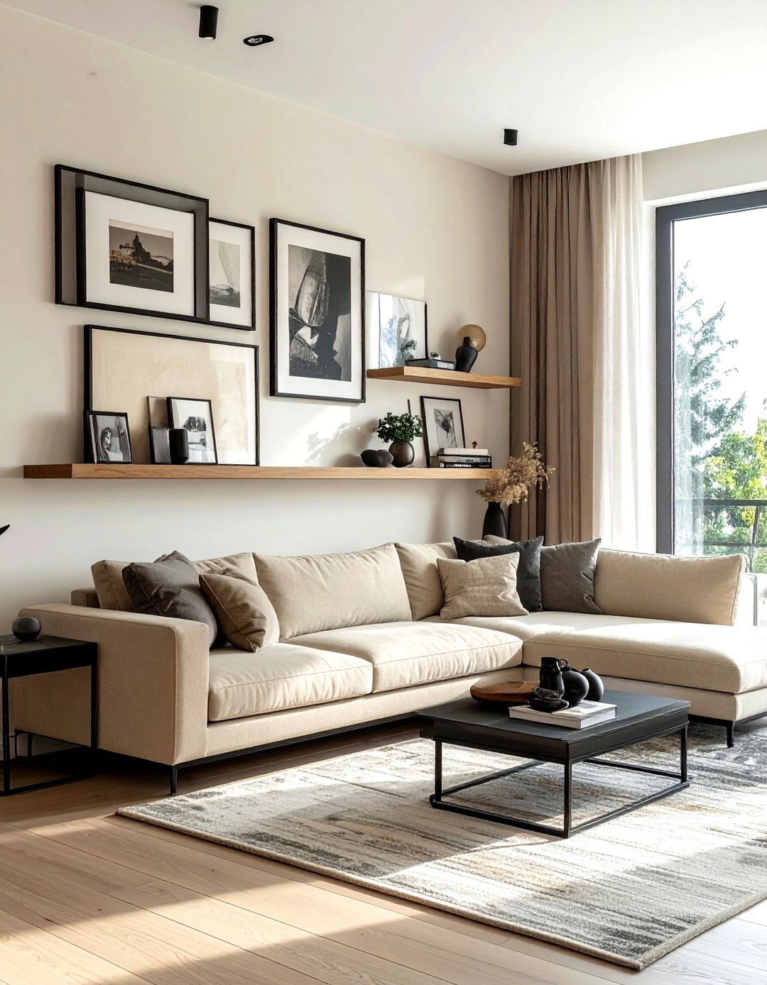 Wide Picture Ledge - 30 decor scale ideas