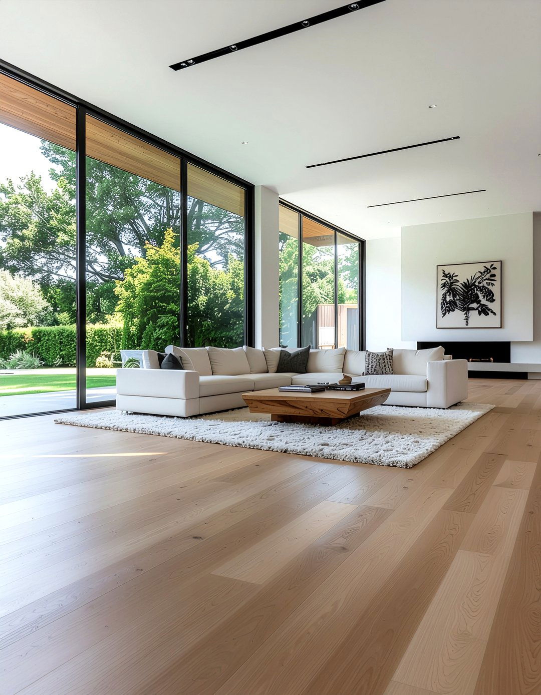 Wide Plank Cork Flooring - 30 living room cork flooring ideas