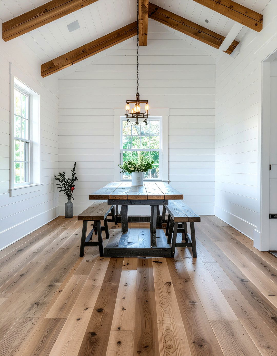 Wide Plank Luxury Vinyl - 30 dining room vinyl floor ideas