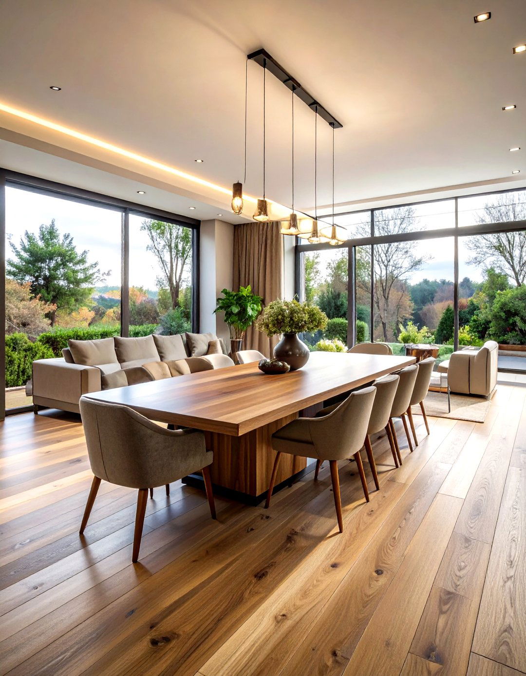 Wide Plank Oak - 30 dining room flooring ideas