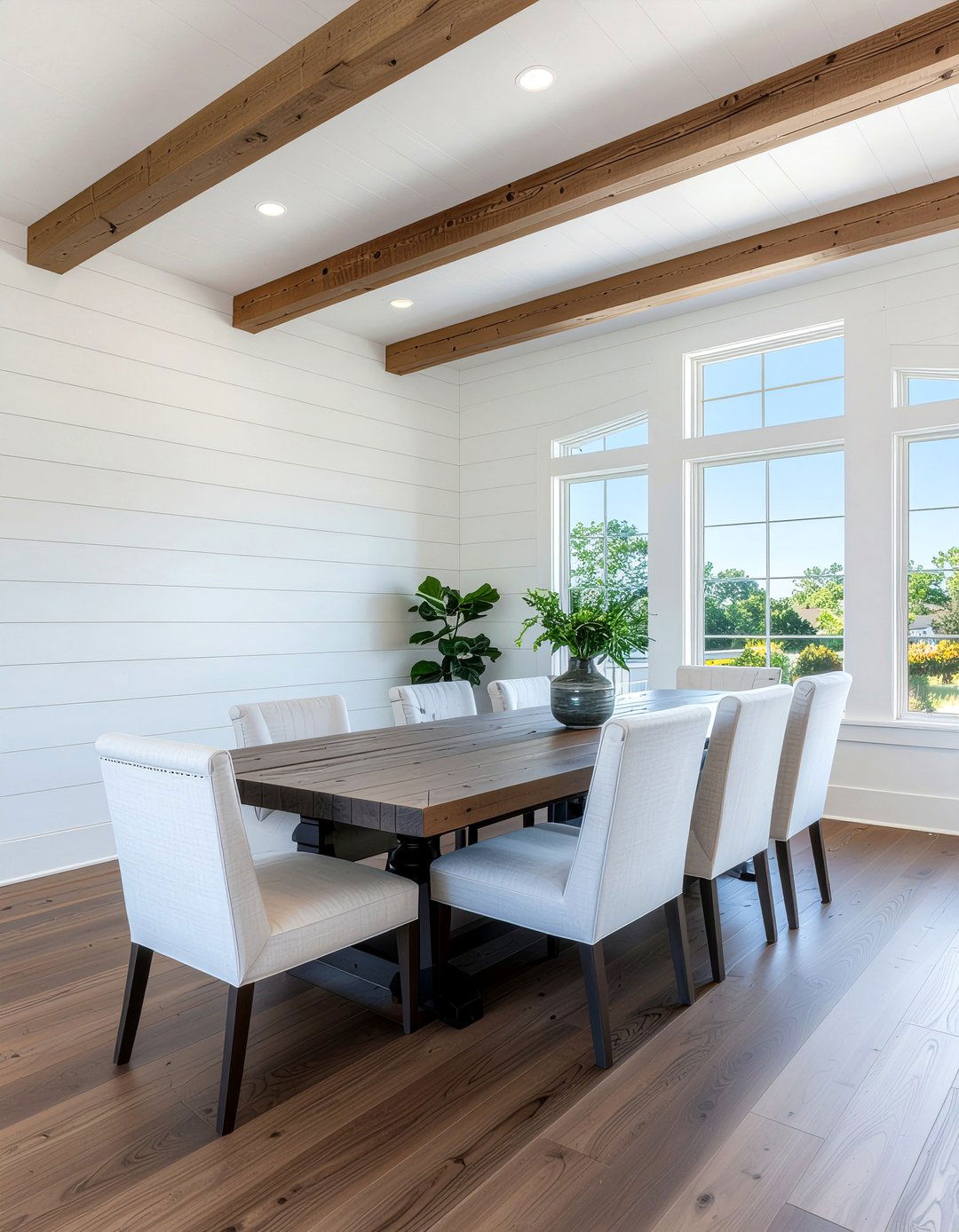 Wide Plank Shiplap Dining Room - 30 dining room shiplap ideas