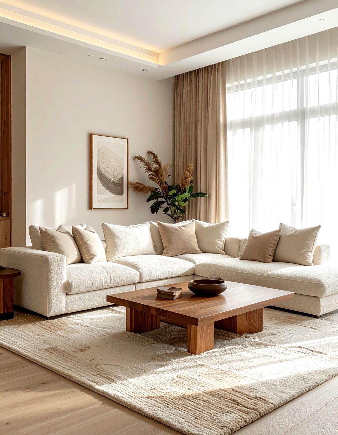 Wide Sectional Sofa - 30 decor scale ideas