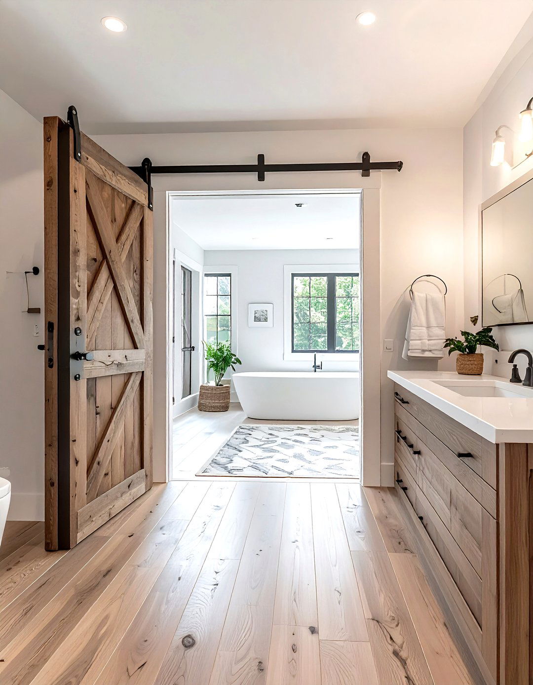 Wide bathroom doorway - 30 senior friendly bathroom ideas