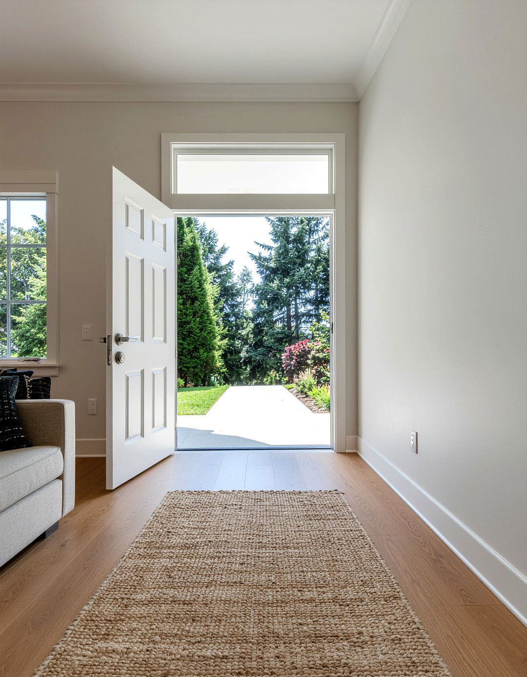 Wide doorway - 30 senior friendly living room ideas