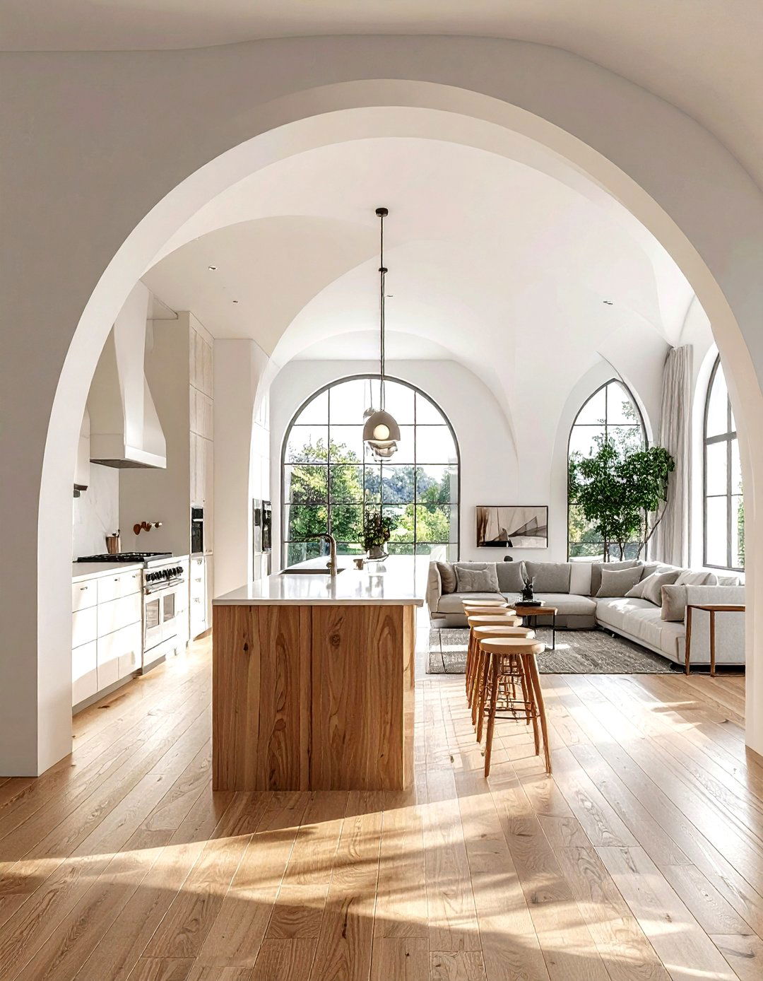 Wide kitchen arch - 30 kitchen arch ideas