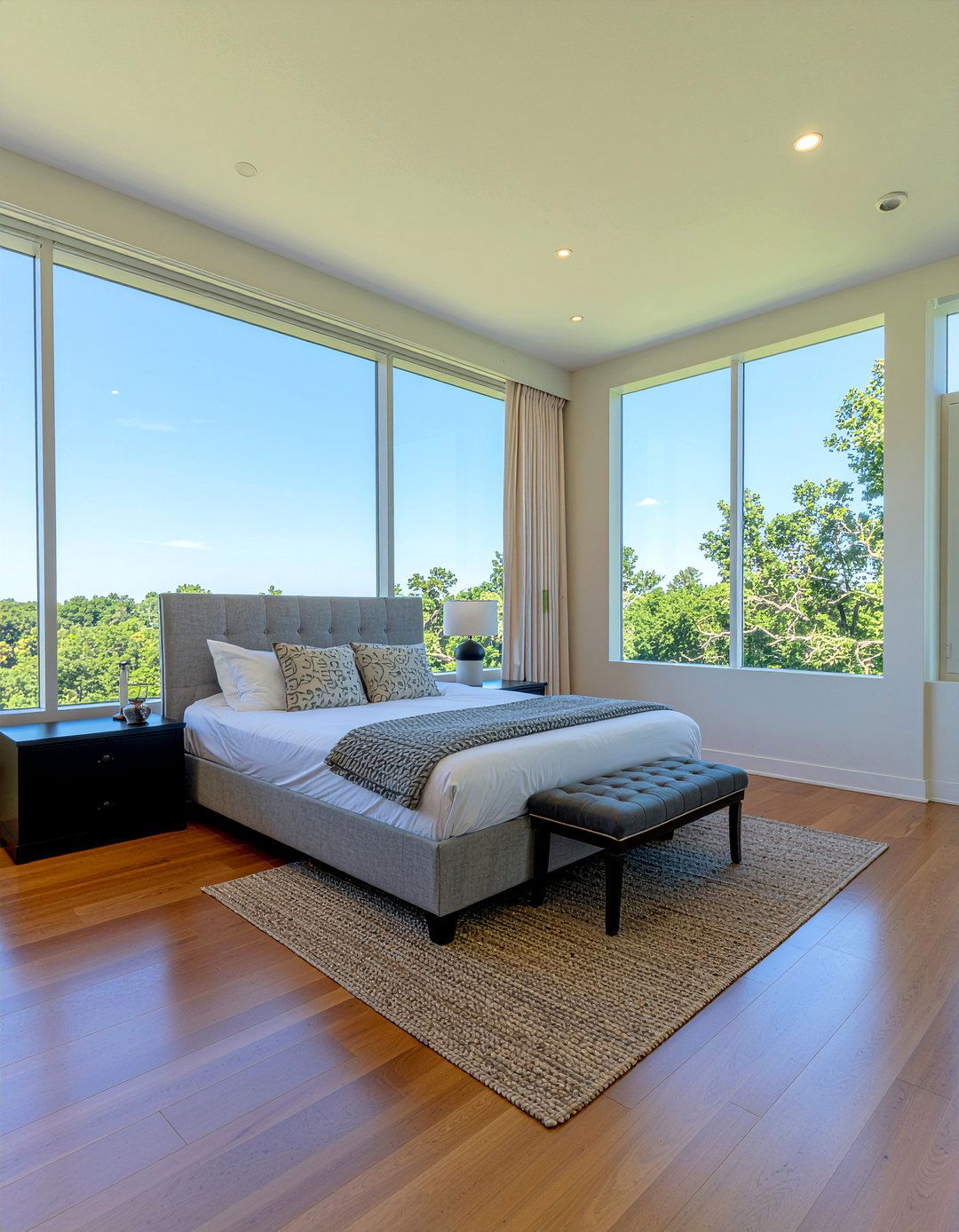 Wide plank bamboo flooring - 30 bedroom bamboo flooring ideas