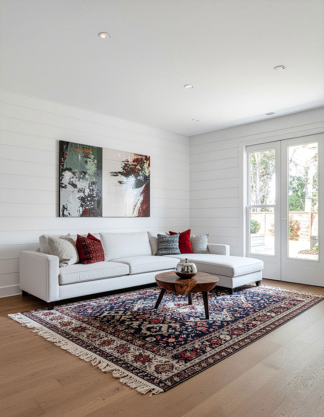 Wide plank beadboard paneling - 30 living room beadboard ideas