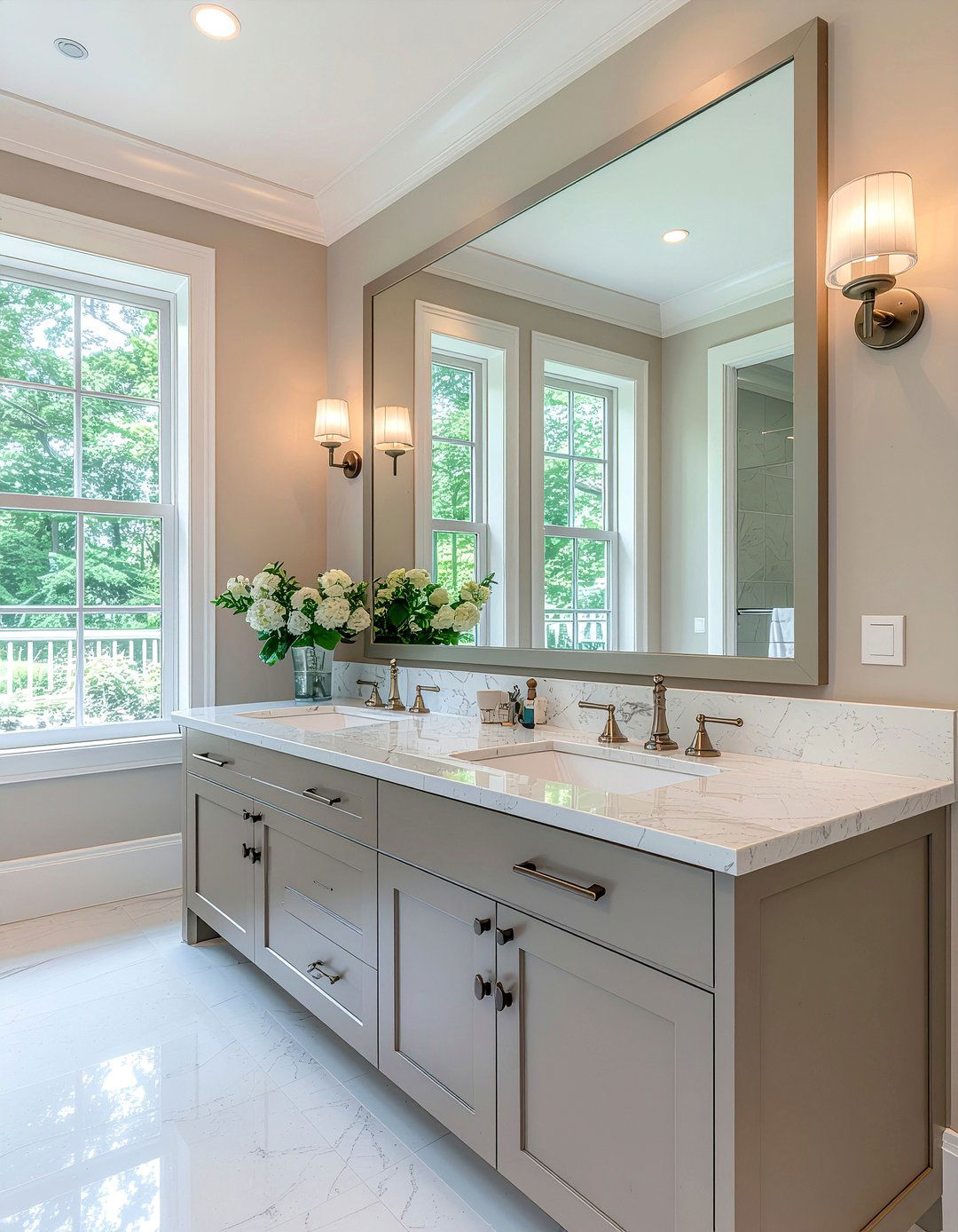 Widespread vanity faucet - 30 bathroom fixture accent ideas