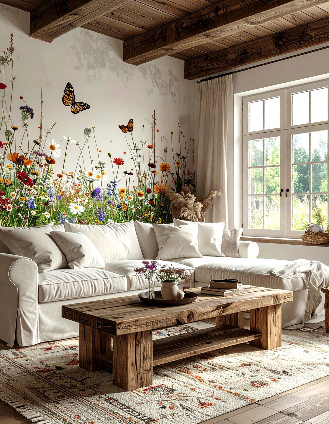 Wildflower Wallpaper - 30 living room floral wallpapers