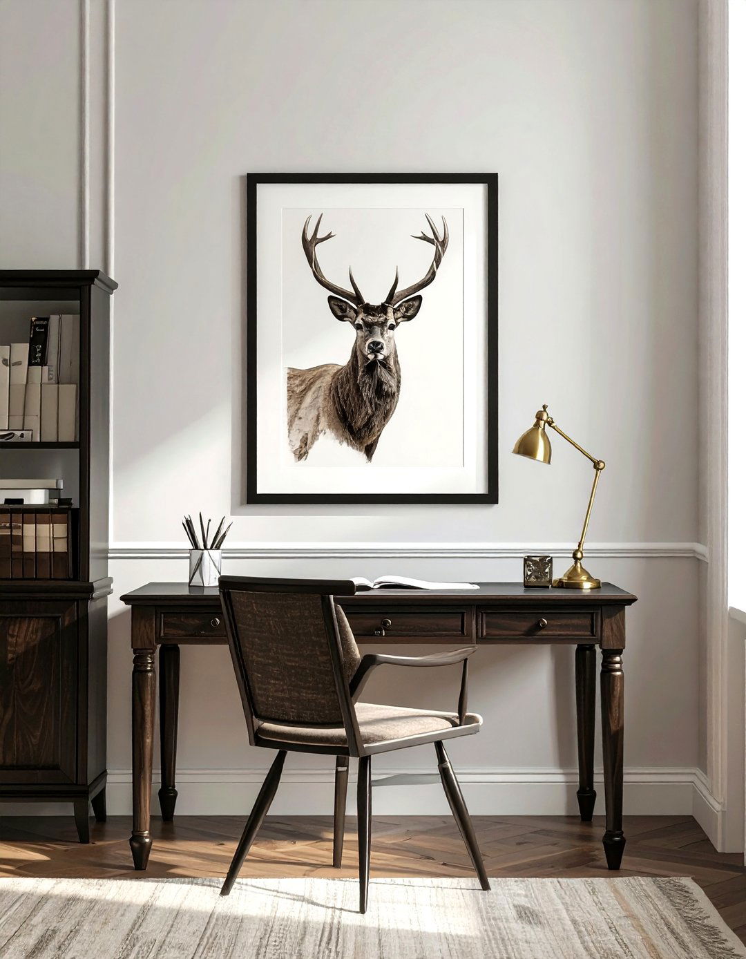 Wildlife sketch print - 30 forest decor ideas