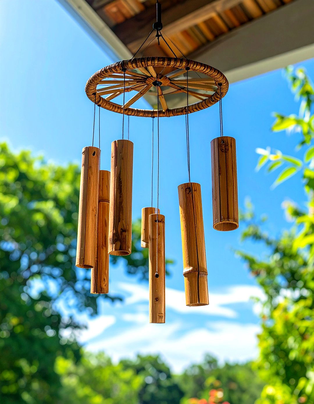 Wind chimes - 30 back porch decor ideas