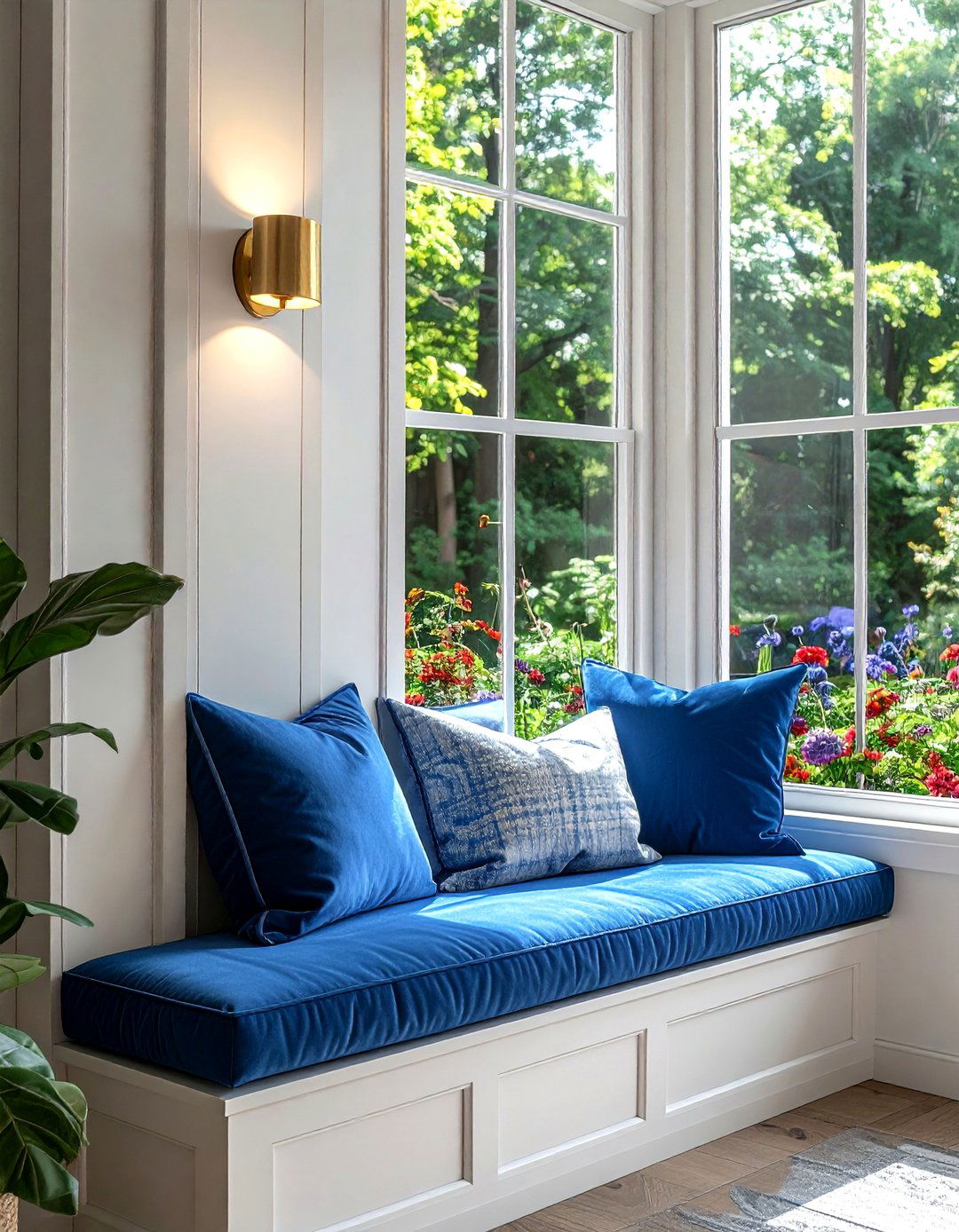 Window Bench Sconces - 30 sconce lighting ideas