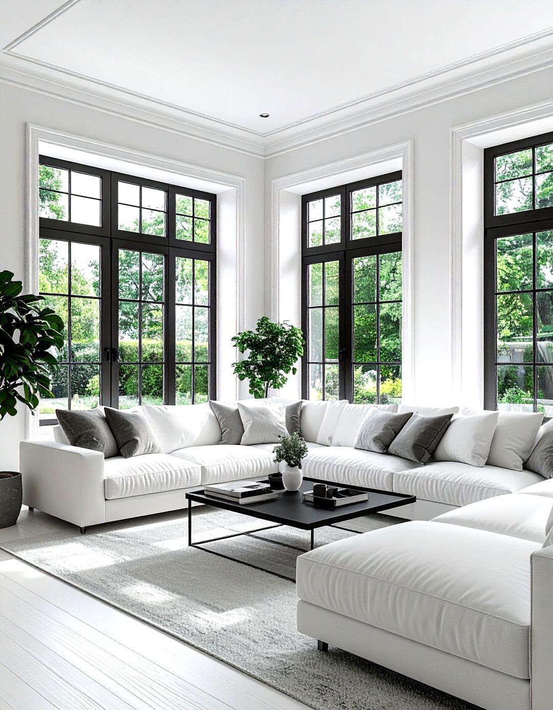 Window Casing - 30 living room trim ideas