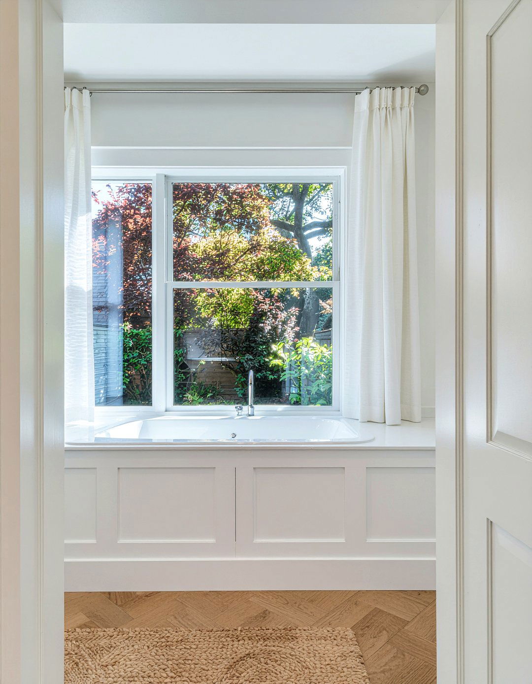 Window Casing Bathroom - 30 bathroom molding ideas