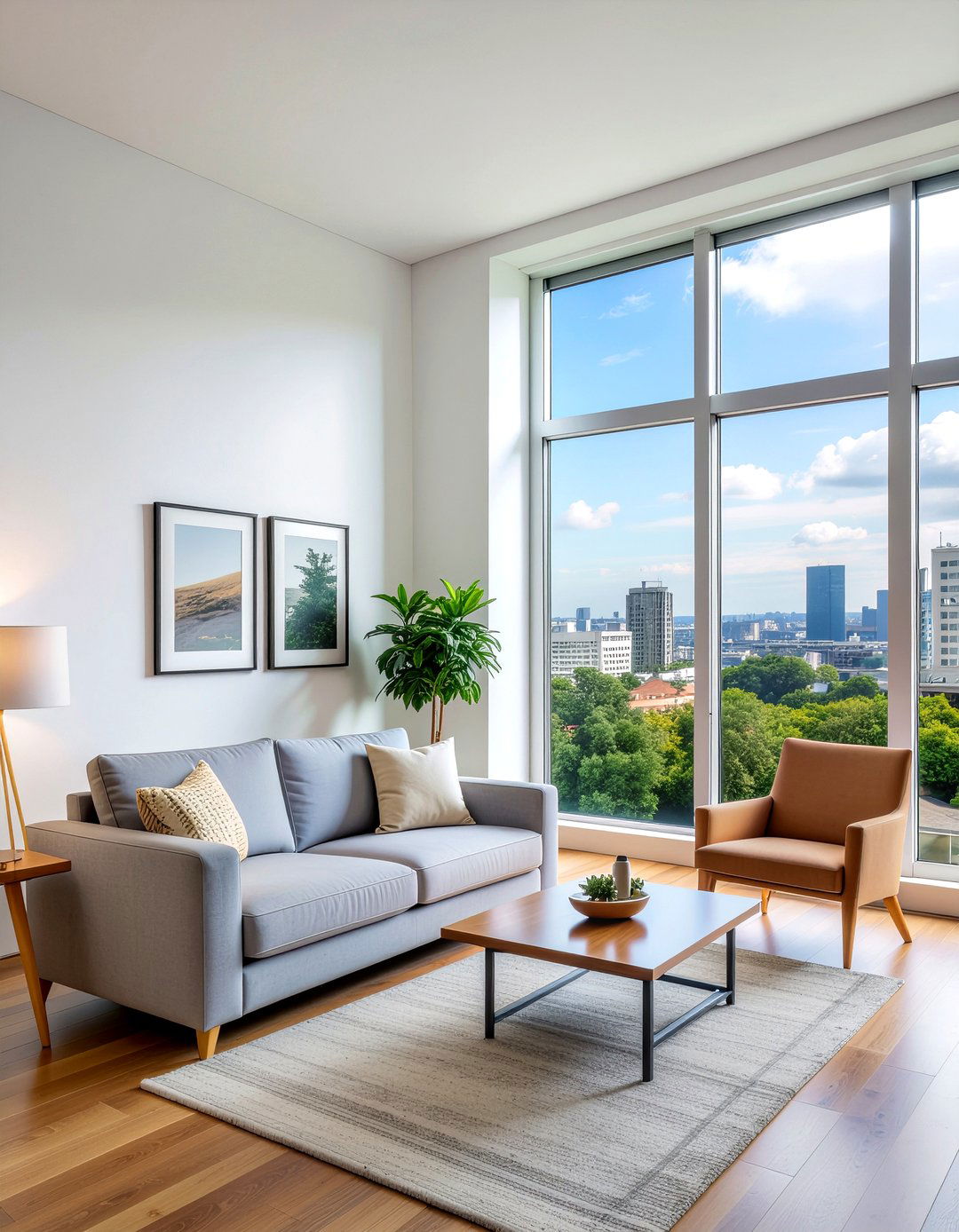 Window Film - 30 cheap living room ideas