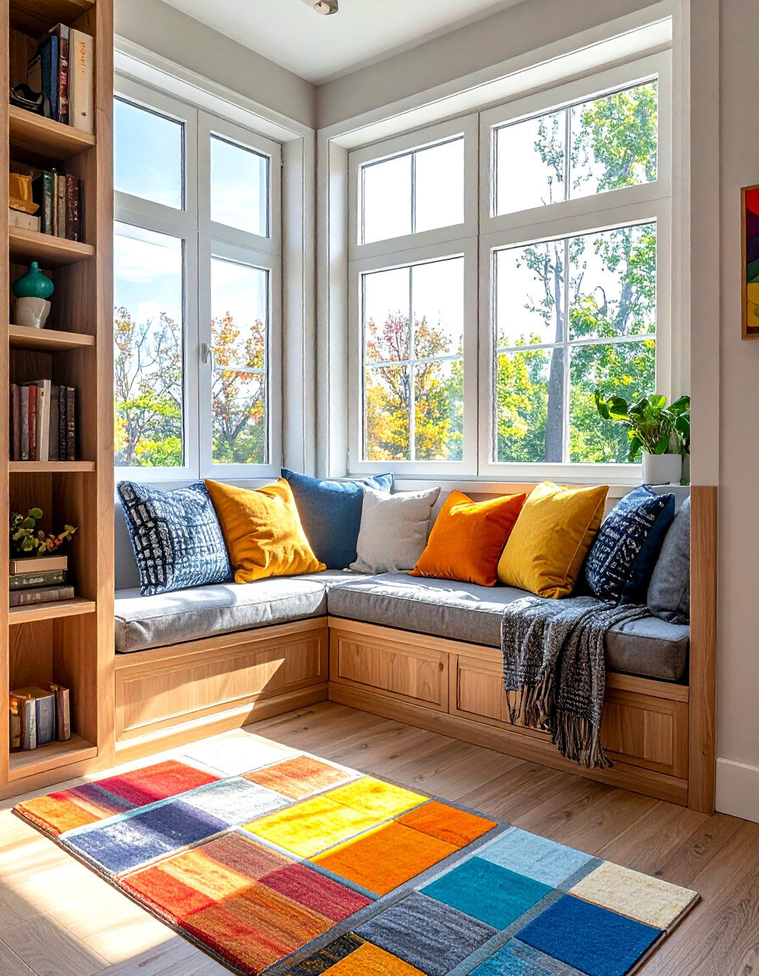 Window Nook Seating - 30 apartment decor ideas