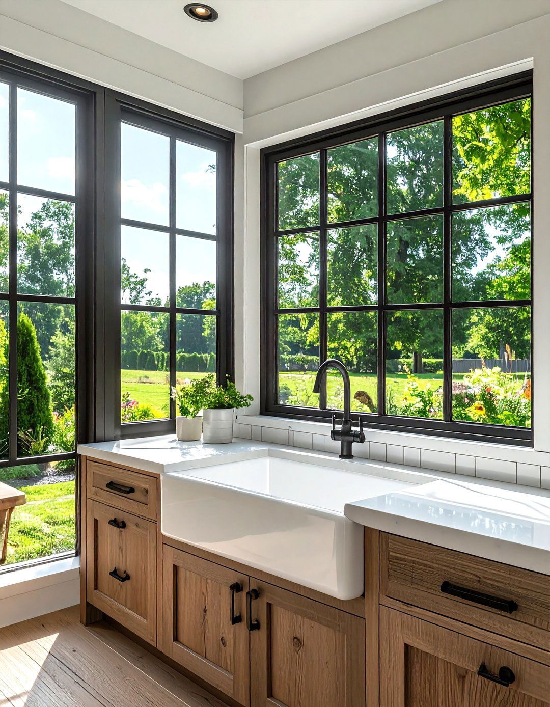 Window Over Kitchen Sink - 30 farmhouse kitchen ideas