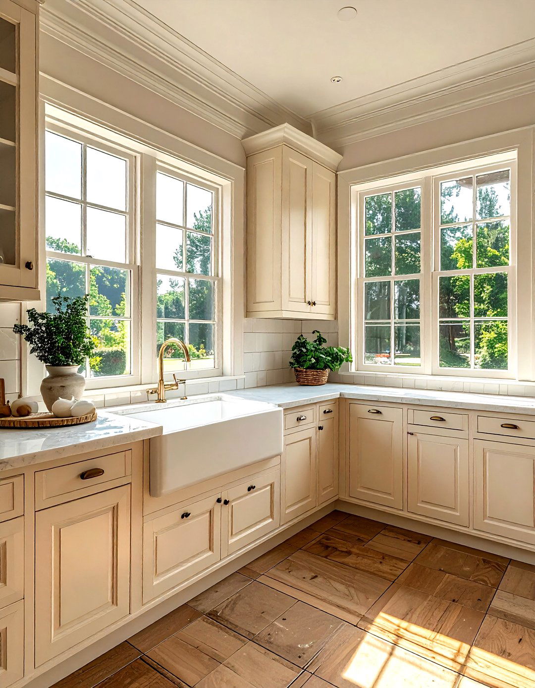 Window Over Sink - 30 colonial kitchen ideas