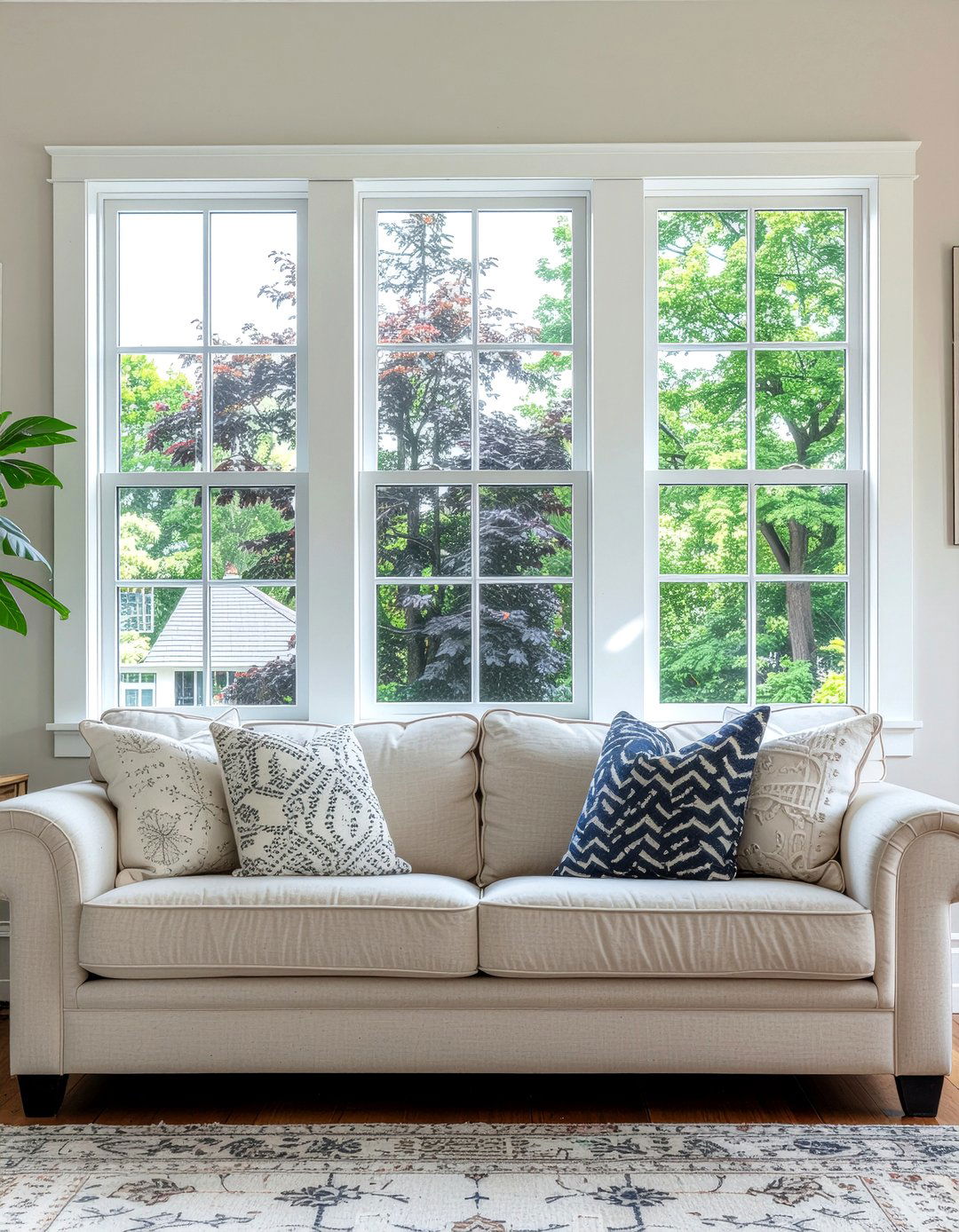 Window Pane Photo Frame - 30 repurposed living room ideas