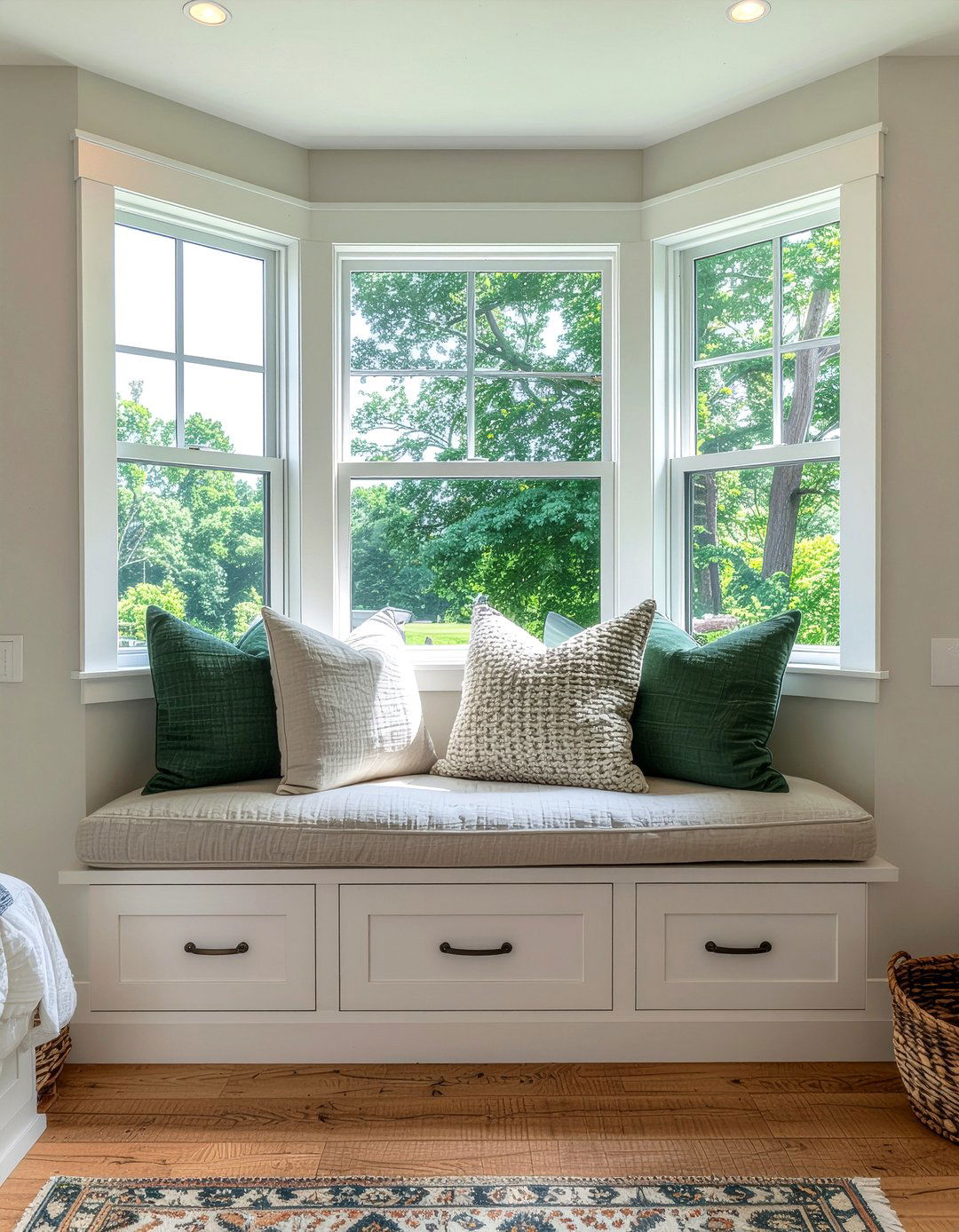 Window Seat Alcove - 30 bedroom niche ideas