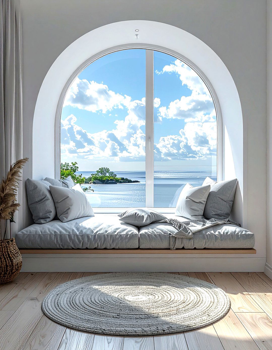 Window Seat Meditation Spot - 30 yoga living room ideas