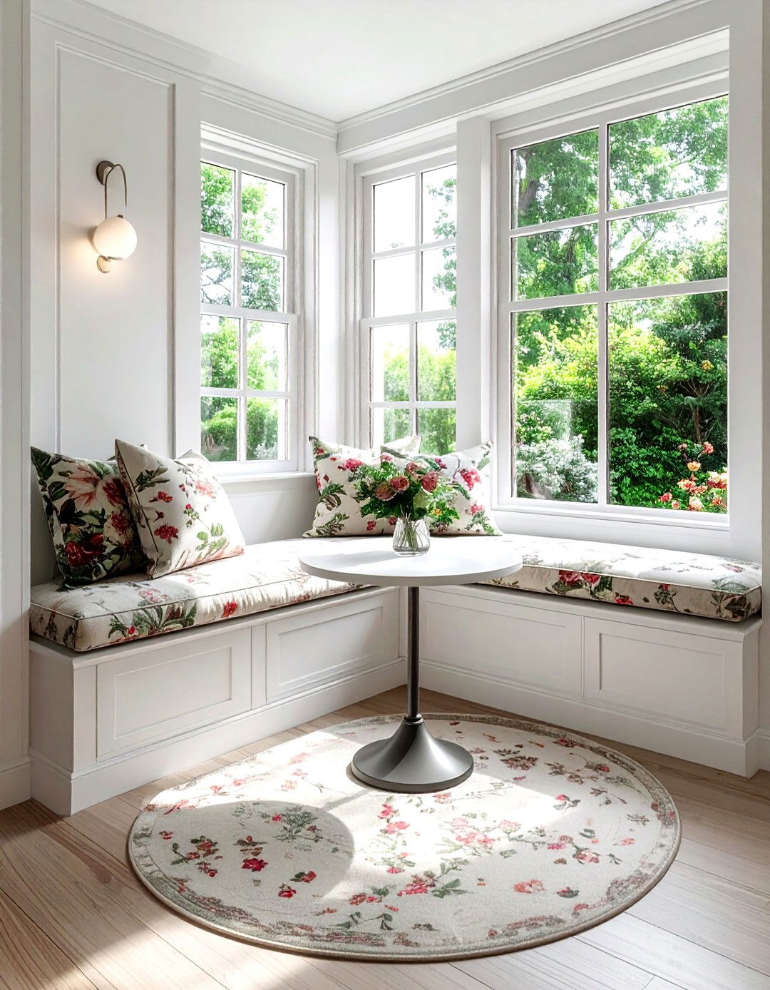Window Seat Nook - 30 English country kitchen ideas