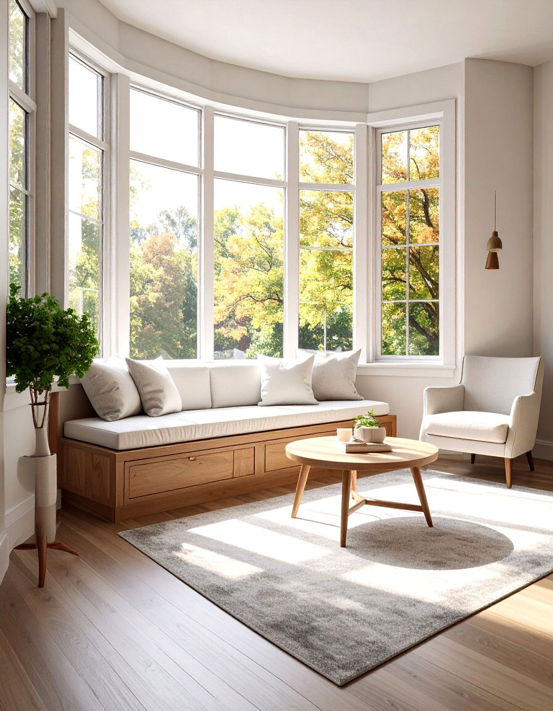 Window Seat Seating Area - 30 living room seating arrangements ideas