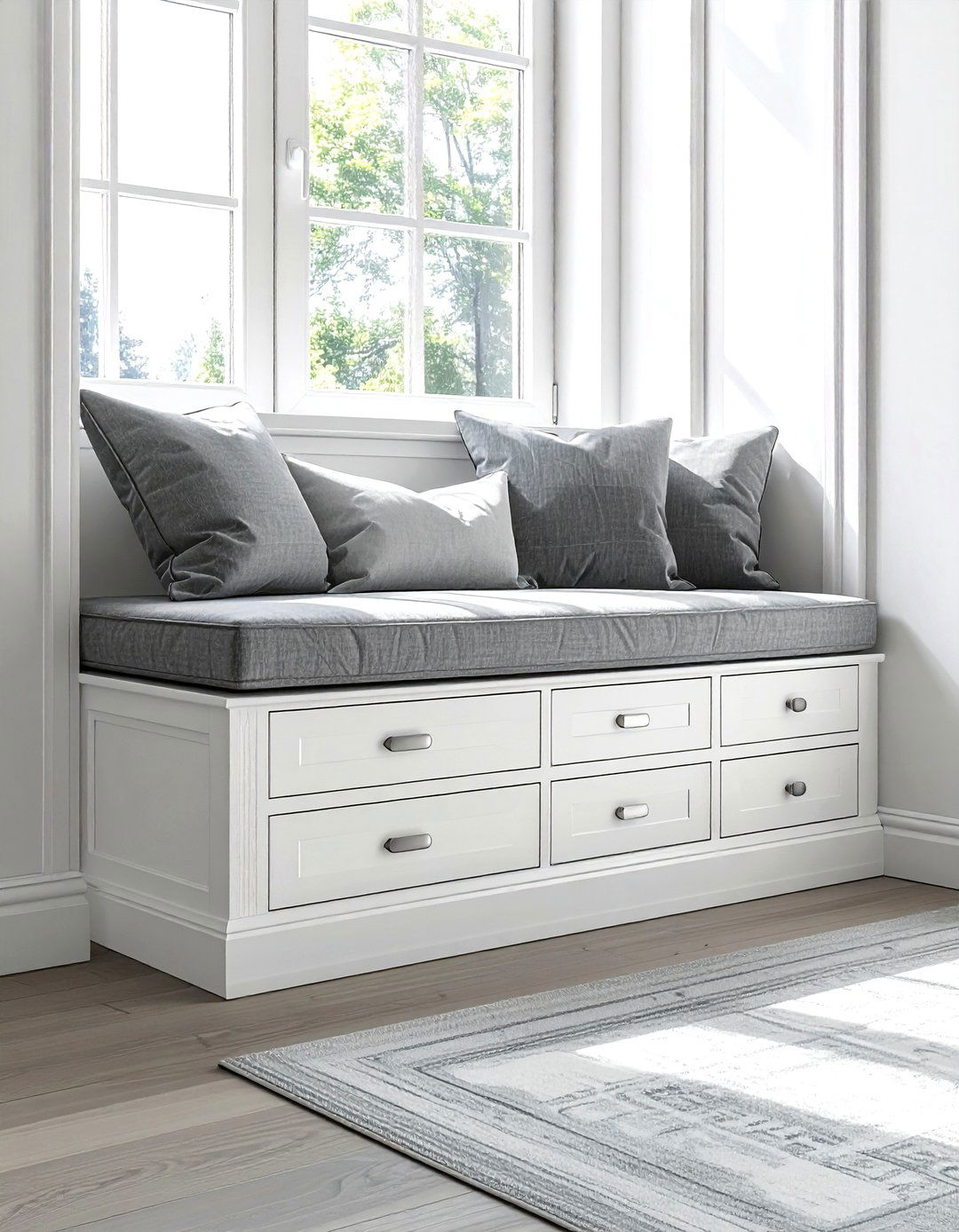 Window Seat Storage - 30 living room hidden storage ideas