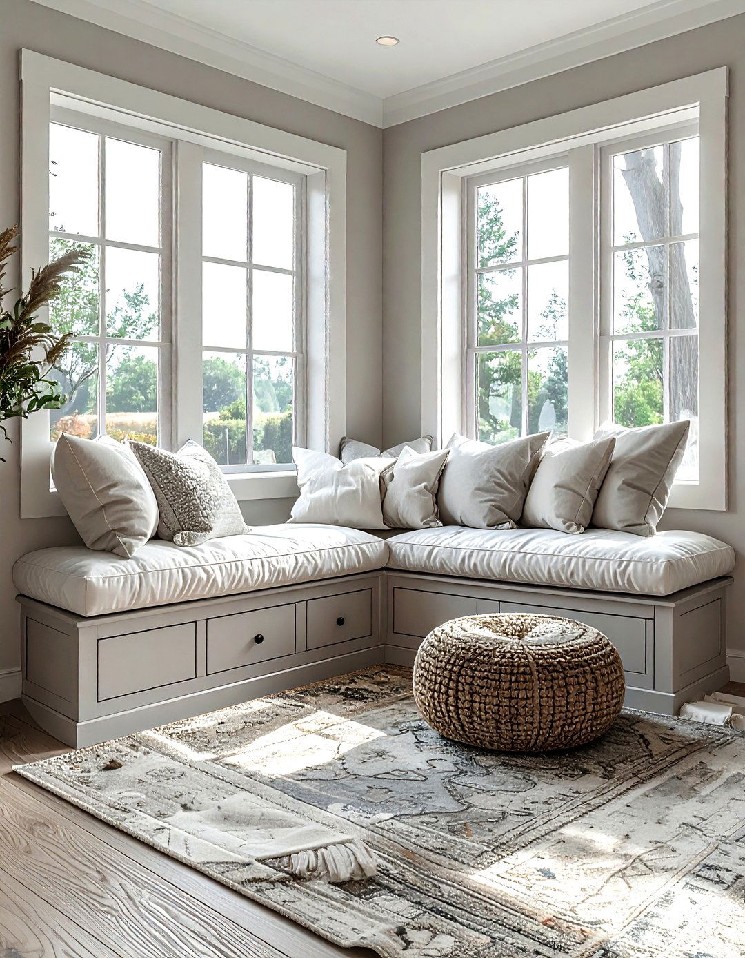 Window Seat With Storage - 30 living room creative storage ideas