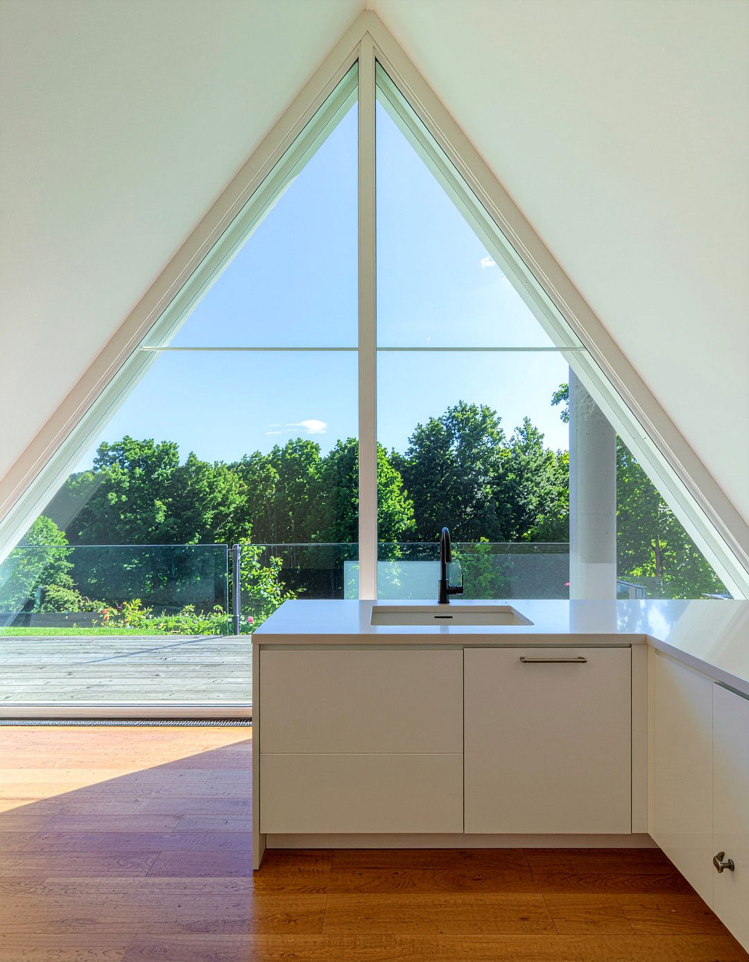 Window Wall Design - 30 kitchen vaulted ceiling ideas