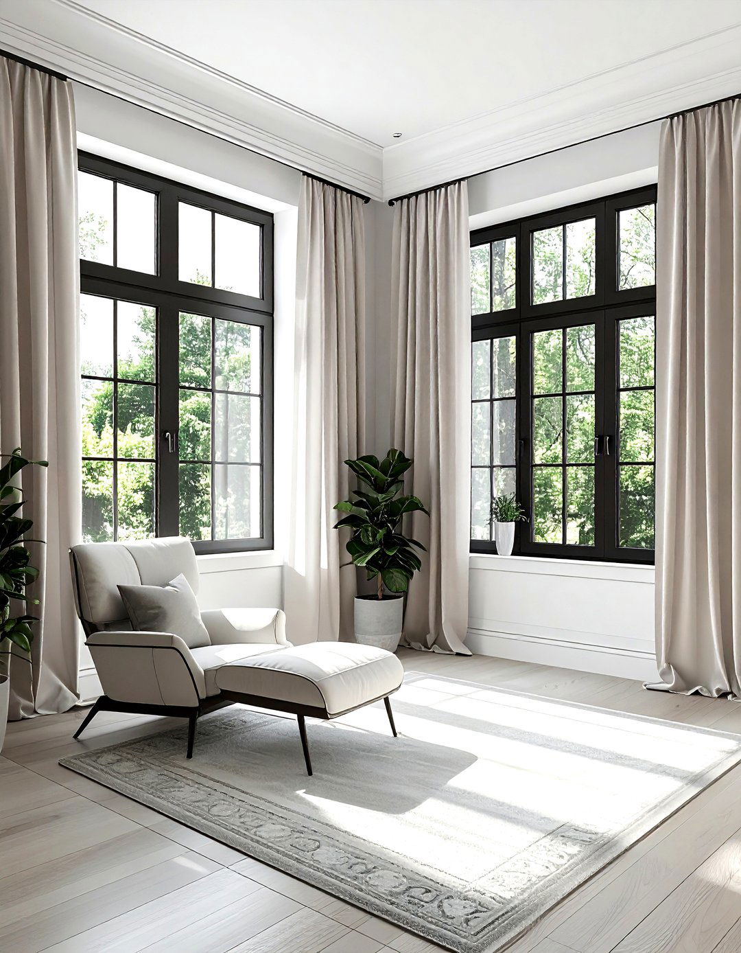 Window casing - 30 living room molding ideas