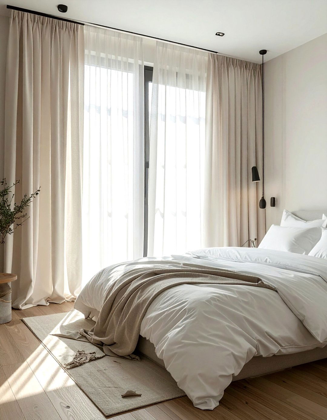 Window curtain - 30 one-day decor project ideas