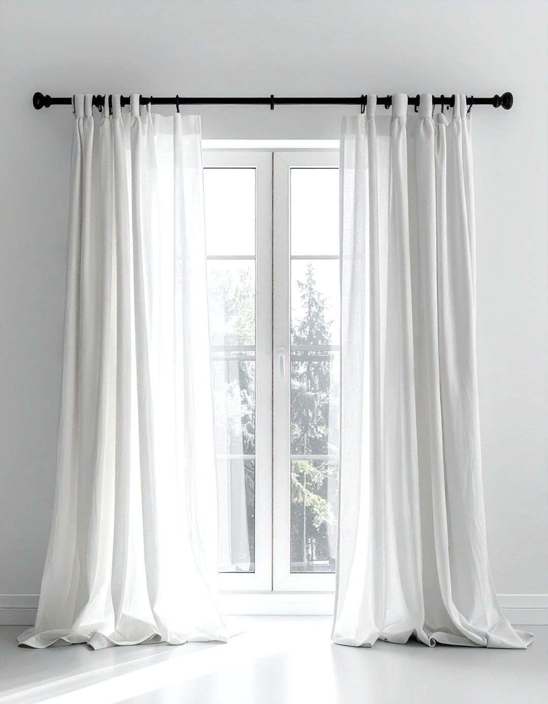 Window curtain style - 30 Real Simple decor ideas