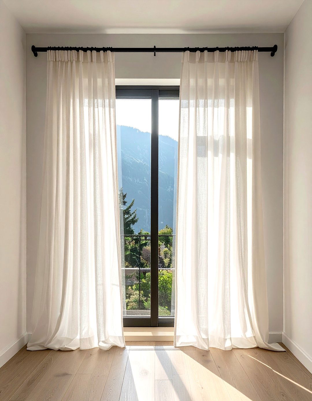Window curtain treatment - 30 affordable decor ideas