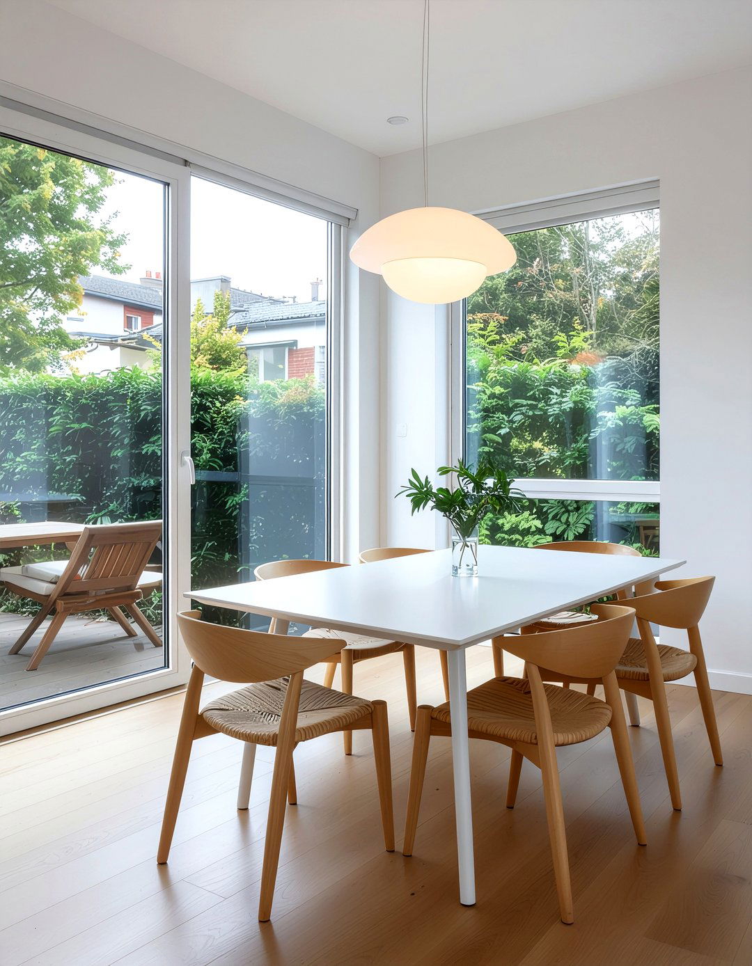Window privacy film - 30 renter-friendly dining room ideas