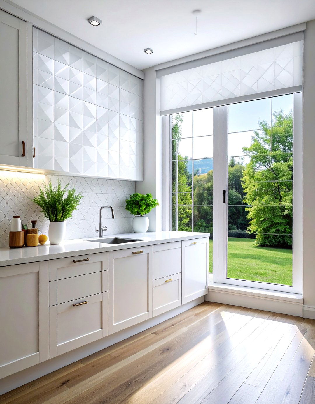 Window privacy film - 30 rental kitchen ideas