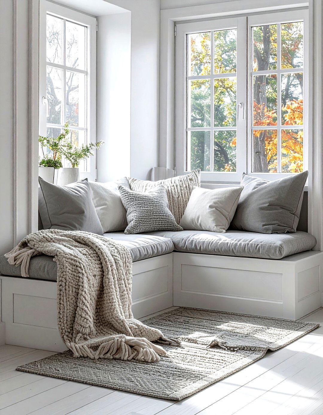 Window seat bench - 30 living room bench seat ideas