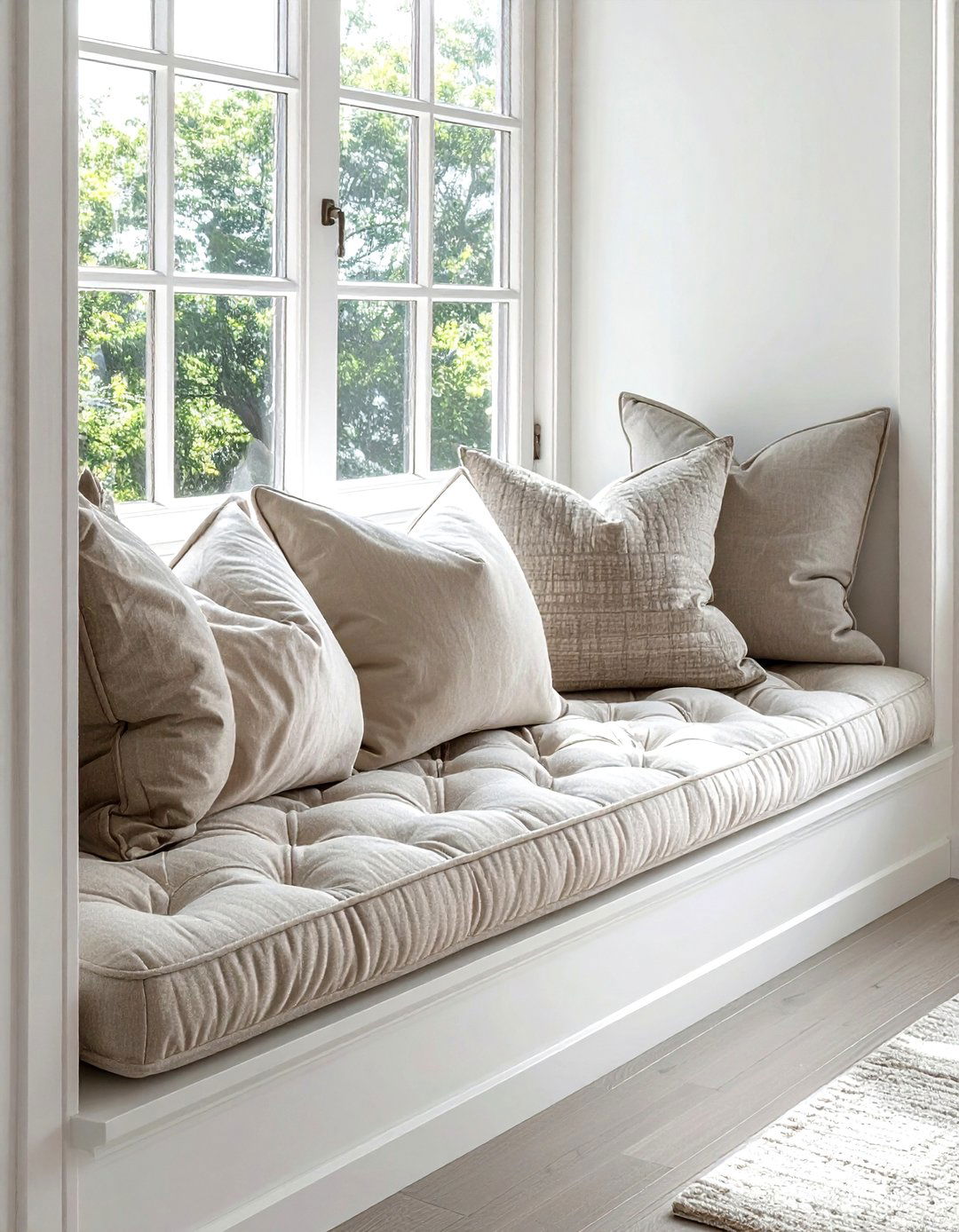 Window seat cushion - 30 practical decor ideas