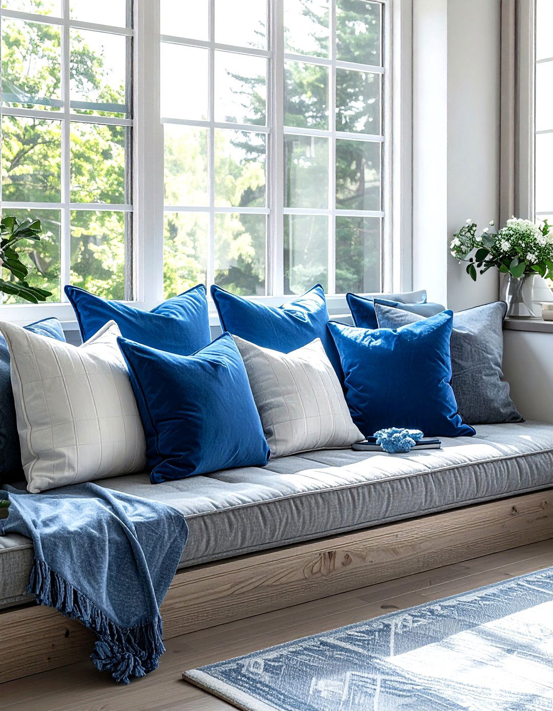 Window seat cushion - 30 Real Simple decor ideas