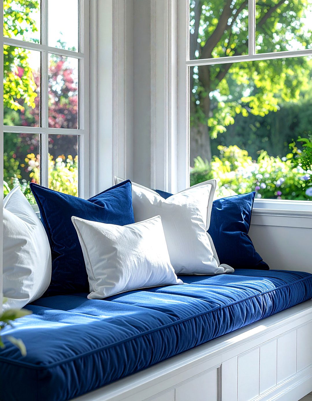 Window seat cushion styling - 30 pillow styling ideas