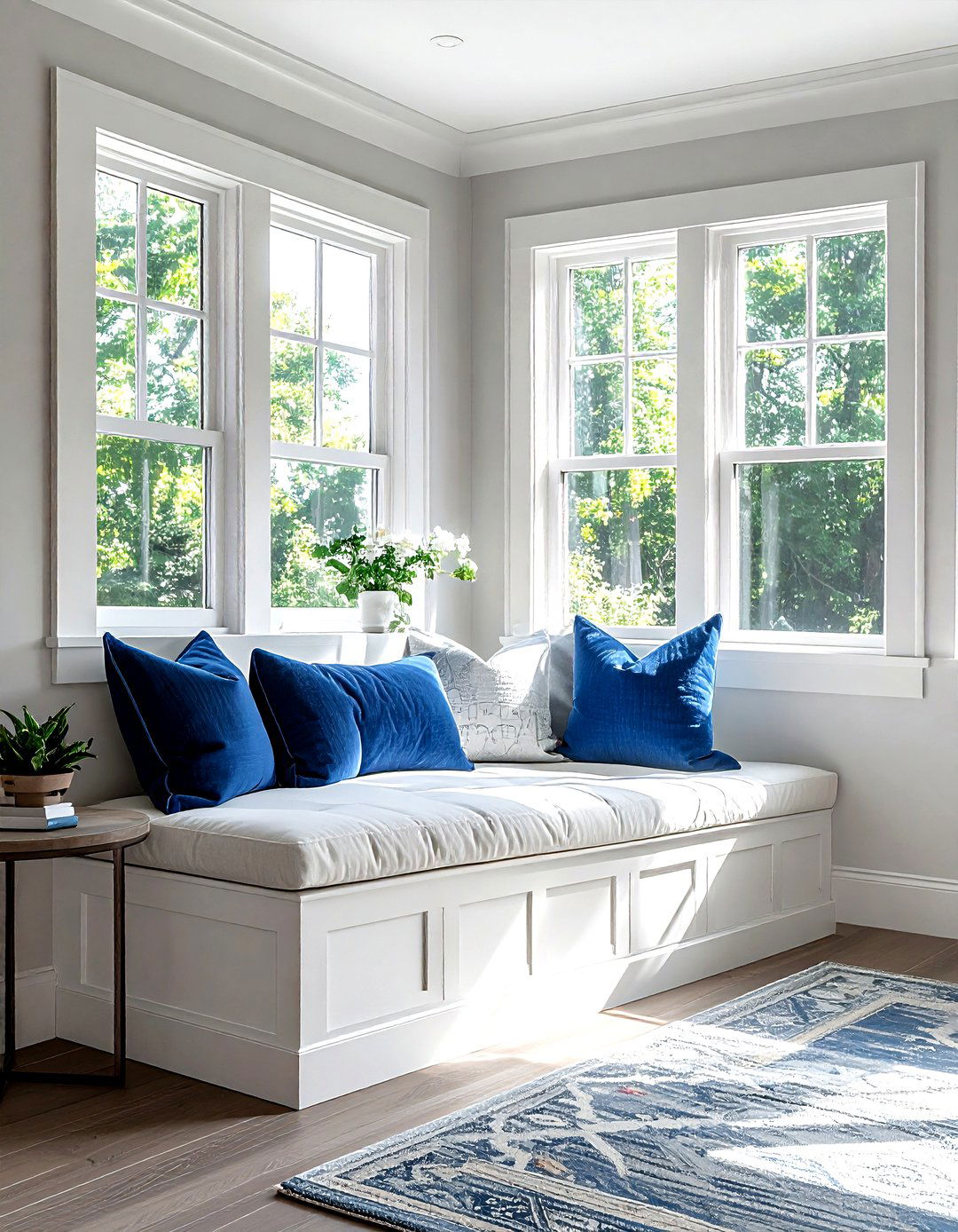 Window seat nook - 30 living room staging ideas