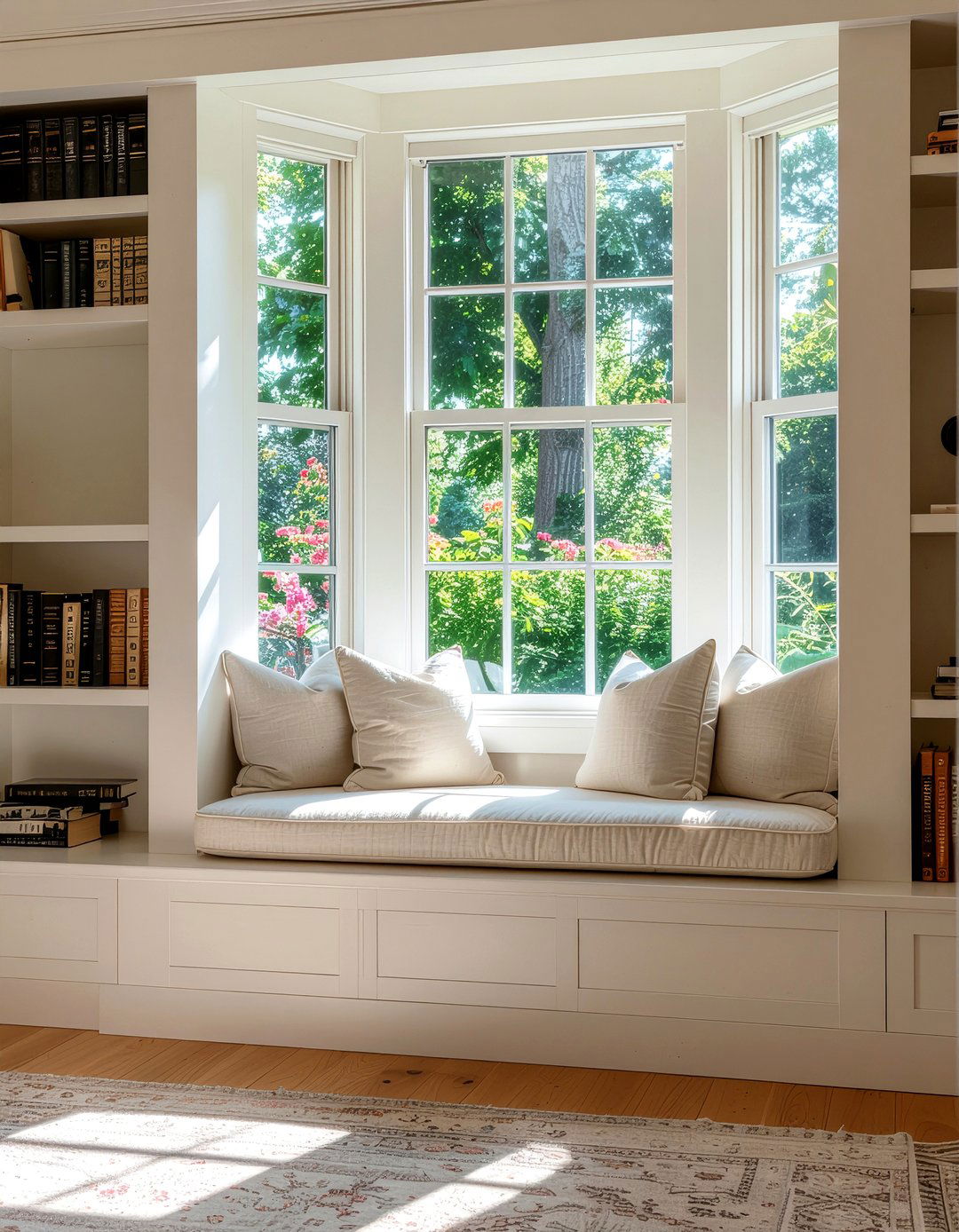 Window seat reading nook - 30 custom bedroom ideas