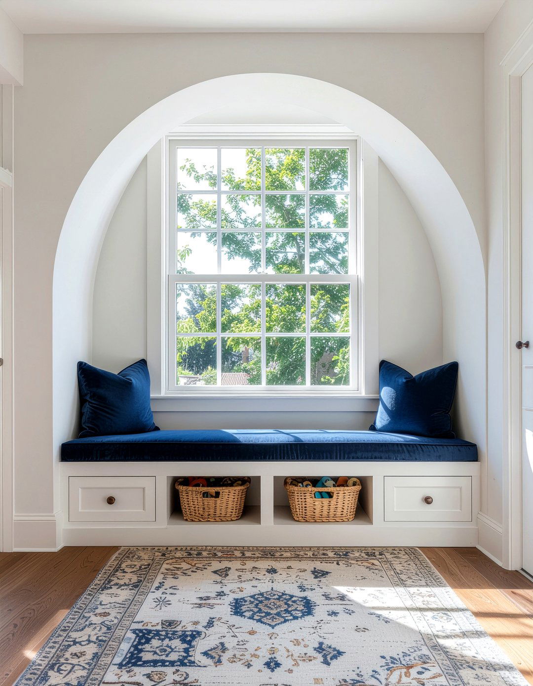 Window seat with toy storage - 30 dining room playroom combo ideas
