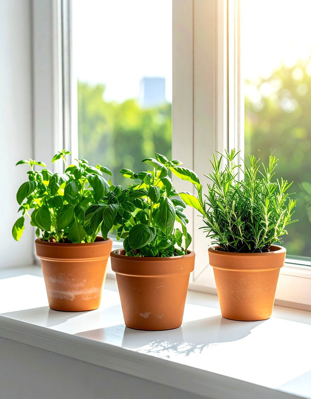 Window sill herb garden - 30 decor finishing touch ideas