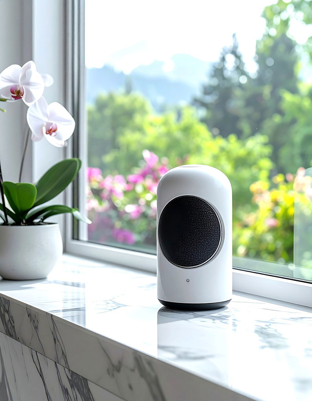 Window sill speaker - 30 waterproof speaker bathroom ideas