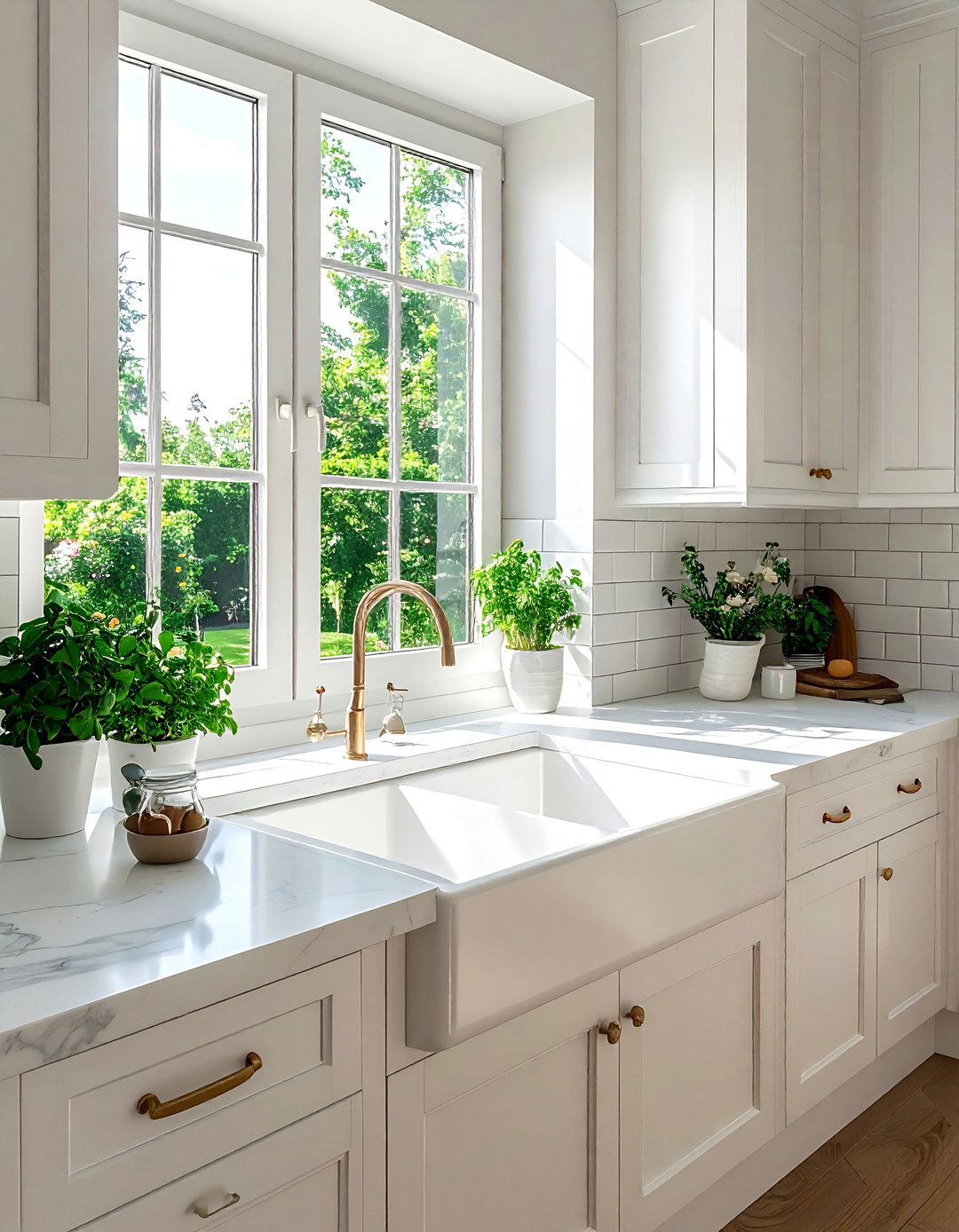 Window sink kitchen - 30 uncomplicated kitchen ideas