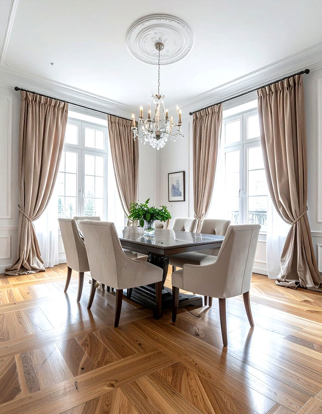 Window treatment length - 30 decor proportion ideas