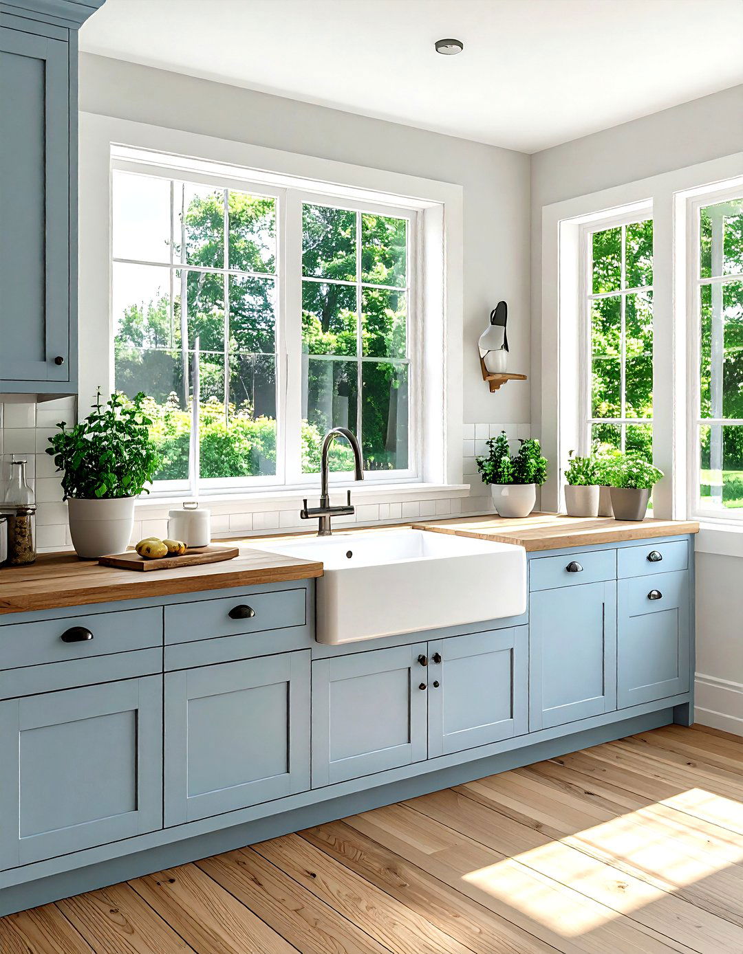 Windowed Scullery Room - 30 kitchen prep kitchen ideas