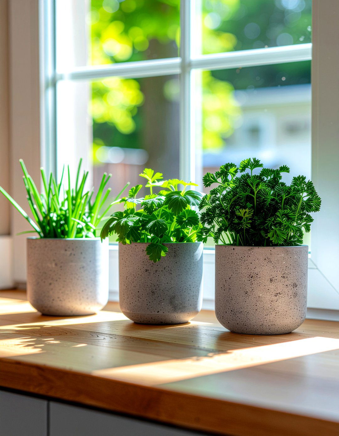 Windowsill Herb Garden Kit - 30 indoor herb garden kitchen ideas